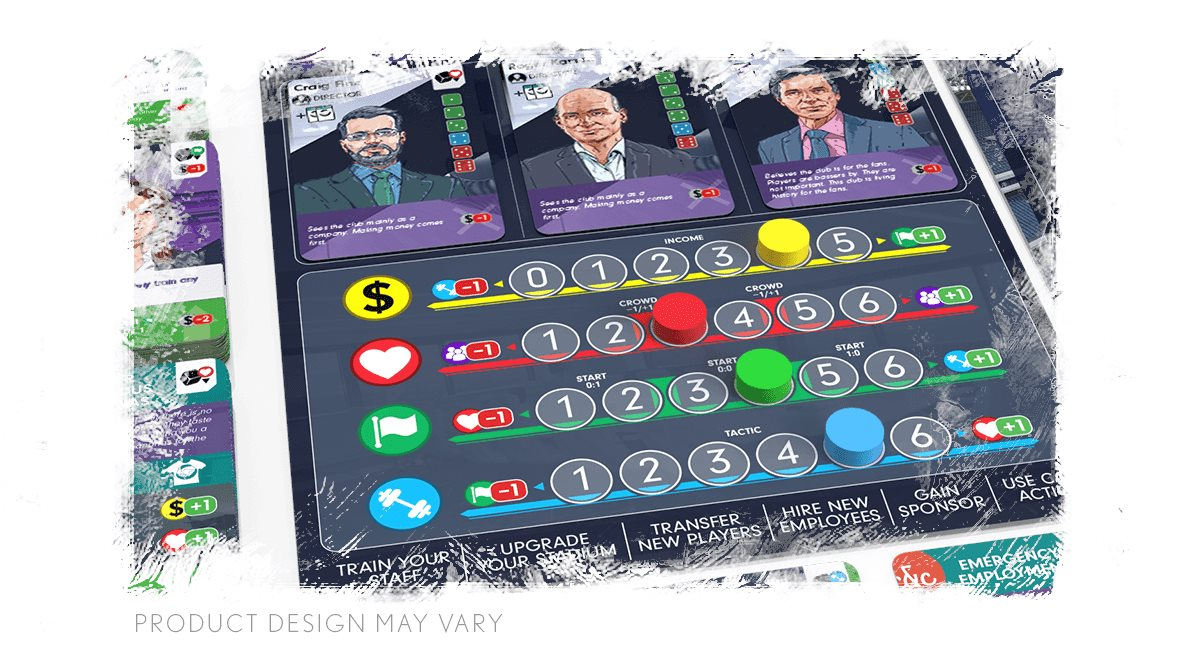 Eleven: football manager board game - plancetta