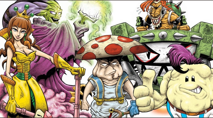 Mushroom Kingdom personaggi