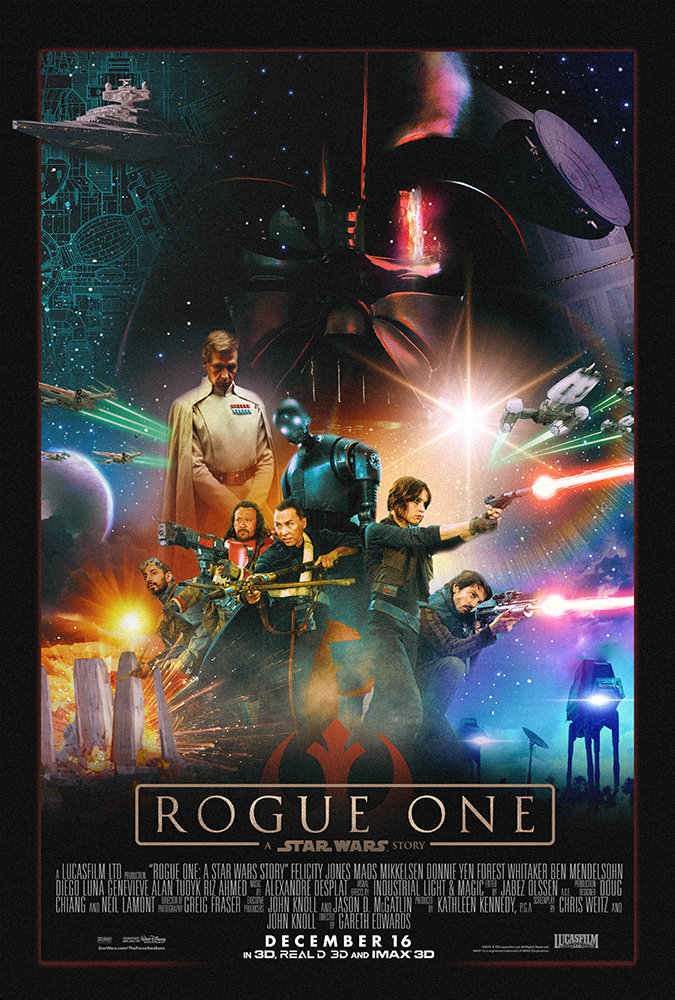 Star Wars Rogue One poster MessyPandas