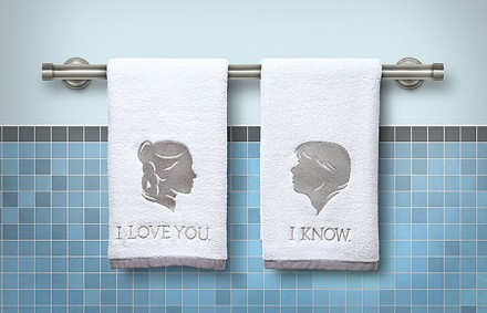 Star Wars: gli asciugamani per lui e per lei